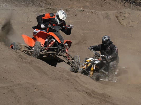 Comparaison du Can-Am450X MX vs KTM 450 SX 2009