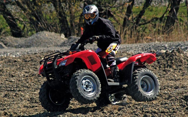 Honda TRX420 2008 Essai