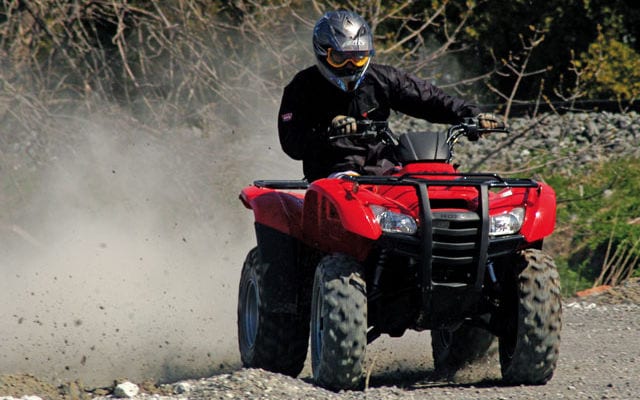 Honda TRX420 2008 Essai