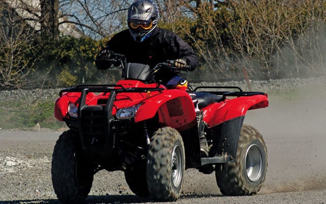 Honda TRX420 2008 Essai