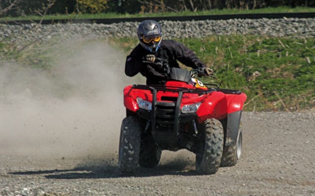 Honda TRX420 2008 Essai