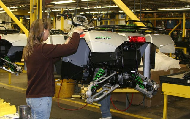 Visite de l'usine Arctic Cat