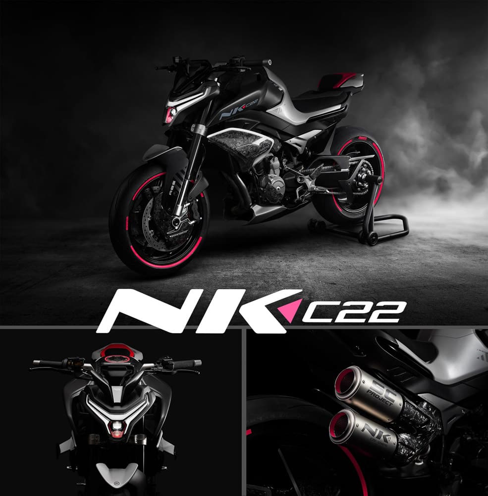 CFMOTO dévoile le tout nouveau modèle CONCEPT NK-C22 et sa moto électrique ZEEHO à l'EICMA 2022